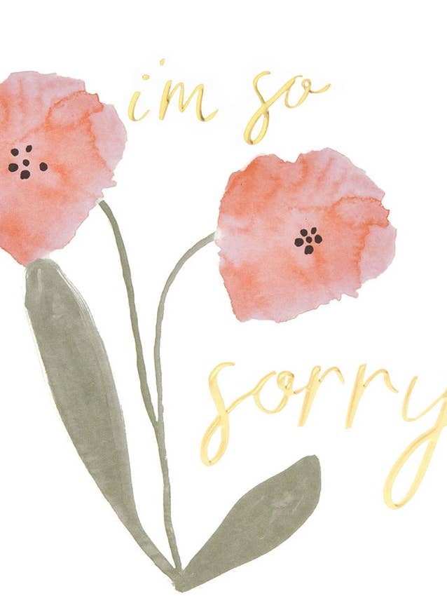 FRIENDSHIP GREETING CARD SO SORRY CAROLINE GARDNER for wholesale by Notes & Queries, Inc.