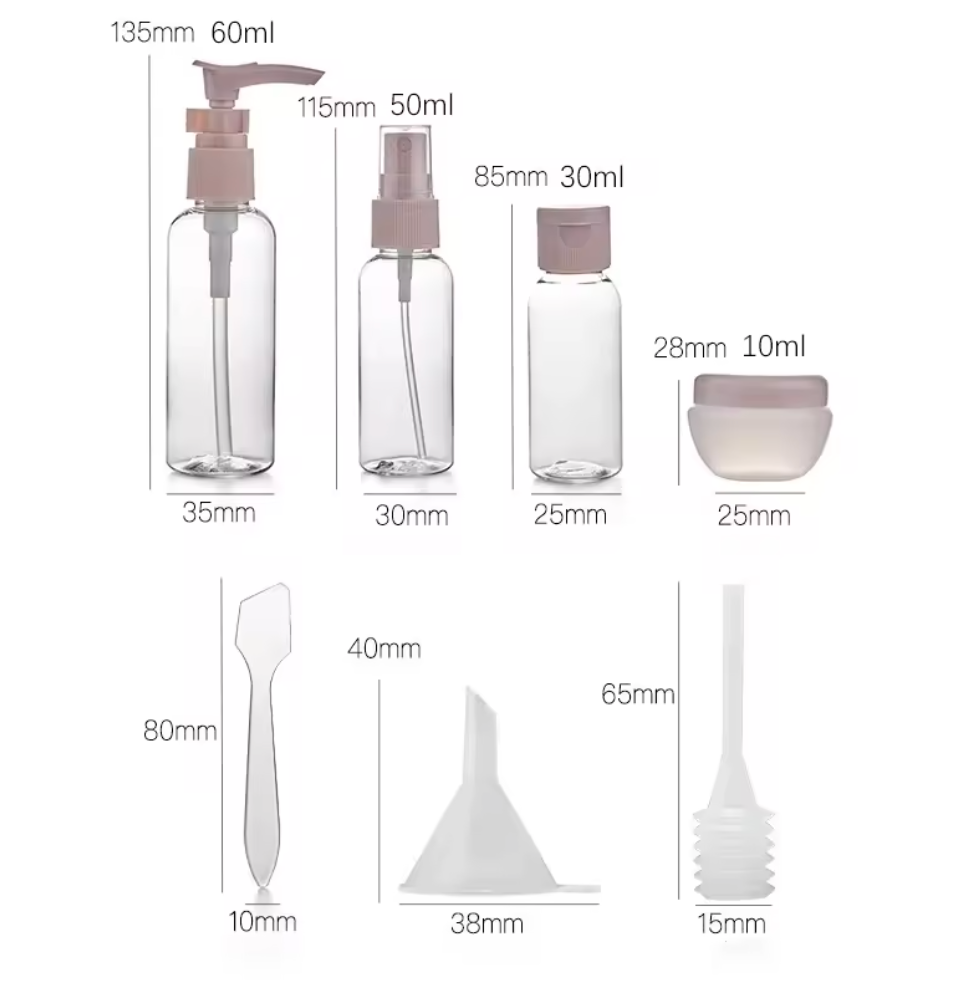 BELLE & CAPRI - Wholesale Travel set - Mini Essentials Travel Set1