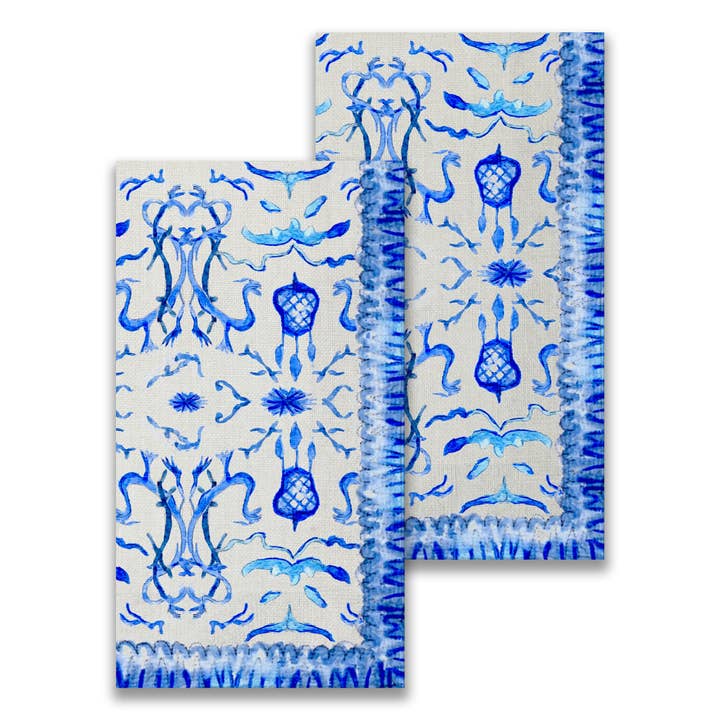 Ginger Jar Pattern Guest Towel for wholesale by French Graffiti