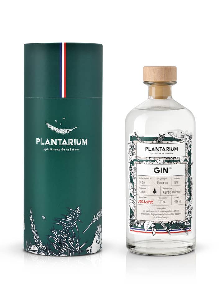 Organic gin for wholesale by Plantarium