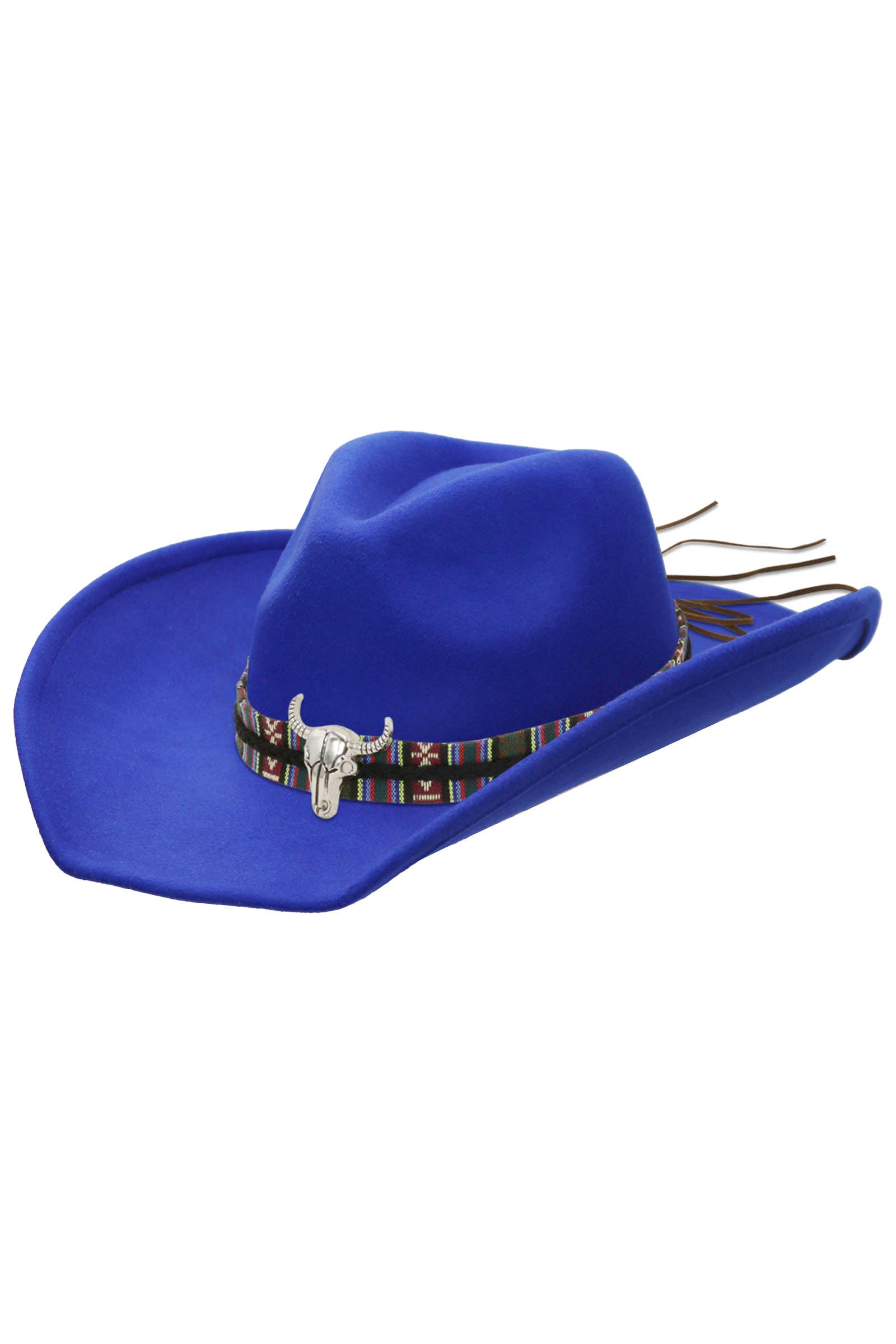 Cap Zone – Chapéu de cowboy - Unissexo por atacado – Chapéu de Feltro Cowboy Cap Zone Tycoon com Aba Relaxada e Fivela Tribal Navajo21