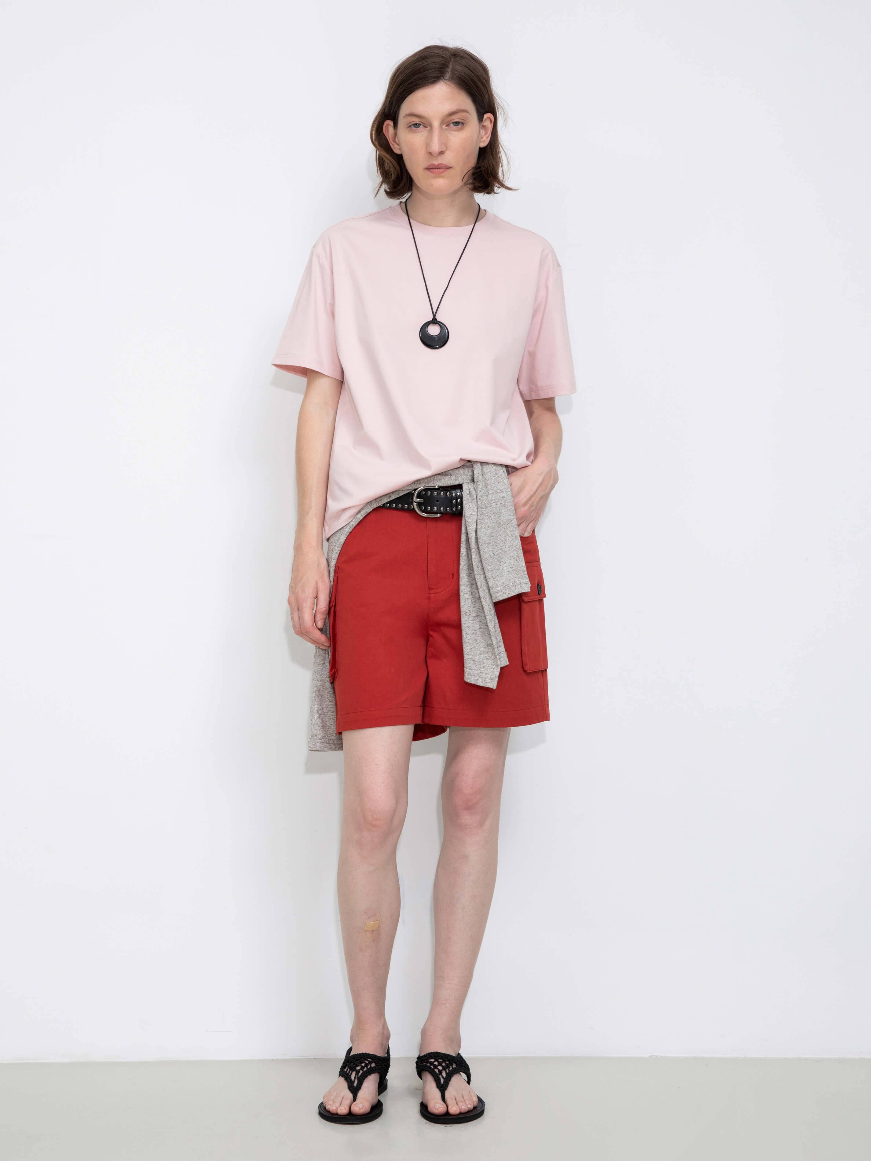 CUBIC – wholesale T-shirt – women's – C BY CUBIC Oversized Crew Neck Solid T-Shirt12