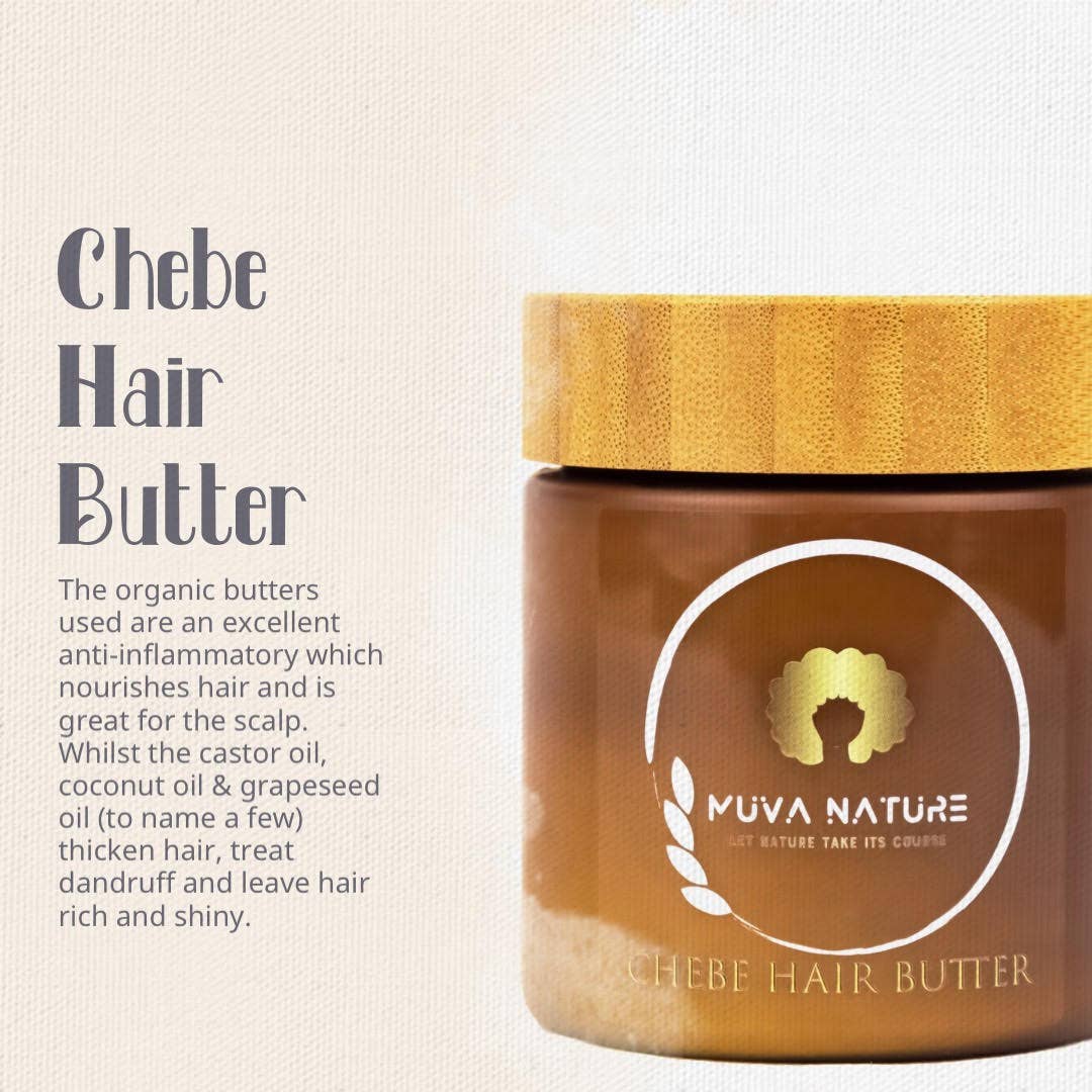 Muva Nature - Vendita all'ingrosso Gel/Mousse per acconciature - Burro per capelli Chebe - 250 ml1