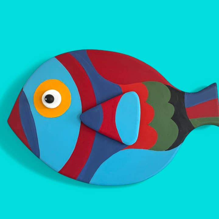 Thetis Art Studio - Wholesale Wall Decor - Kids & Baby - Grande Decorazione da Parete con Pesci Colorati e Rotondi0