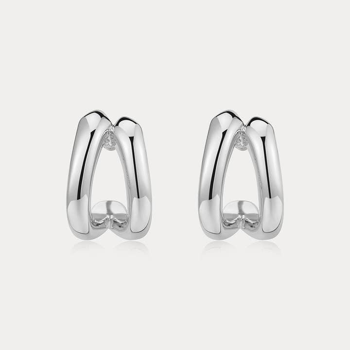 Luv AJ - Wholesale Hoop Earrings - The Layla Split Hoops