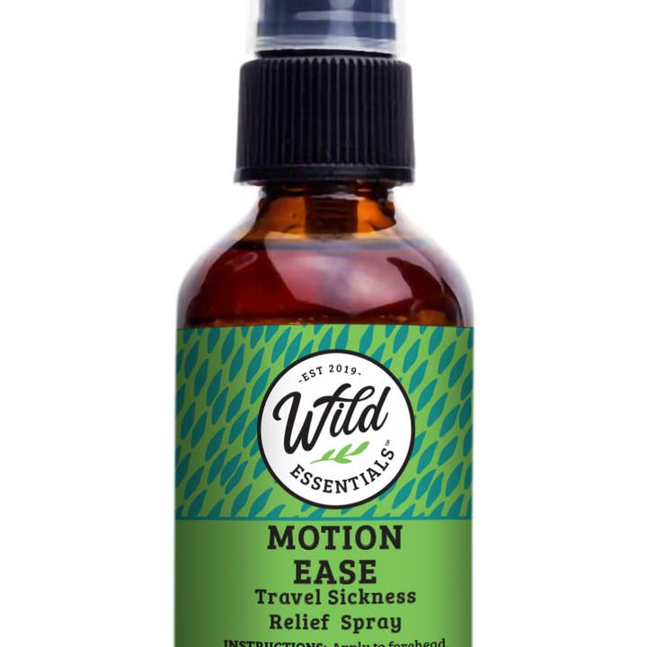 Wild Essentials - Wholesale Essential Oil - "Motion Ease" Essential Oil travel/vertigo Spray 2 oz./60ml