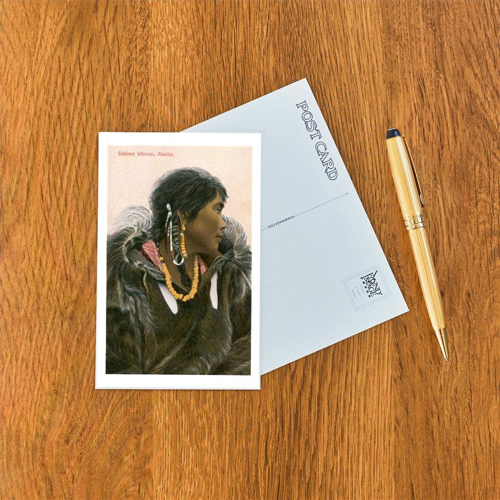 Found Image Press - Wholesale Postcard - Postcard AK-137 Indigenous Alaskan Woman1