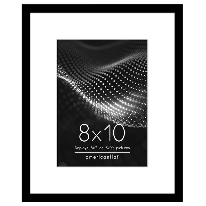 Americanflat - Wholesale Picture Frame - Americanflat Modern and Slim Picture Frame With Mat