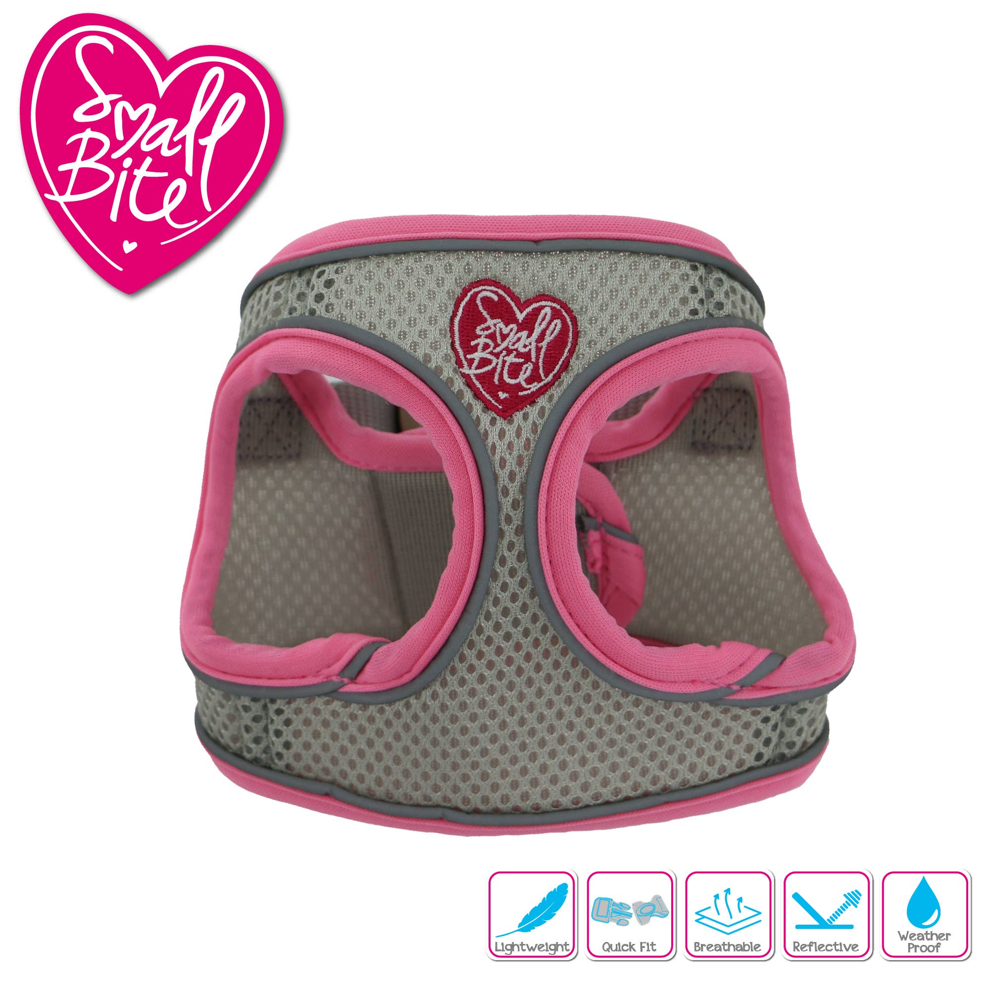 Ancol Pet Products Ltd - Wholesale Pet Harness - Dog - Small Bite Step-in Harness Pink