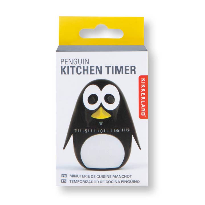 Penguin Kitchen Timer for wholesale by Kikkerland Design Inc