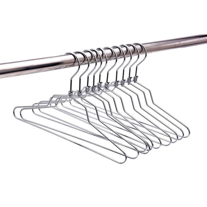 Quality Hangers - Wholesale Clothes Hangers - M015 - Metal Suit Hangers, Swivel Hook, 12 inch6