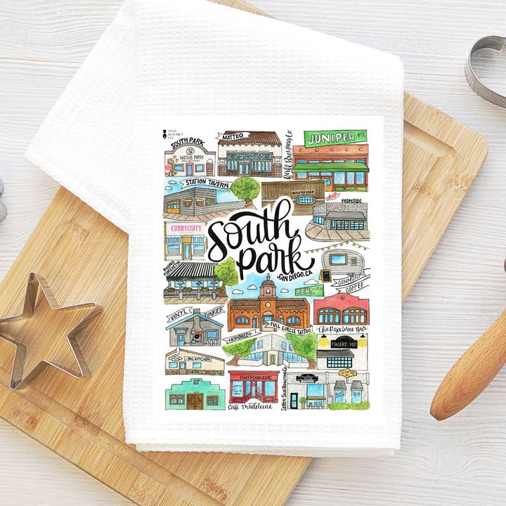 South Park Classics Kökshandduk för wholesale av Mad Kitchen Co.