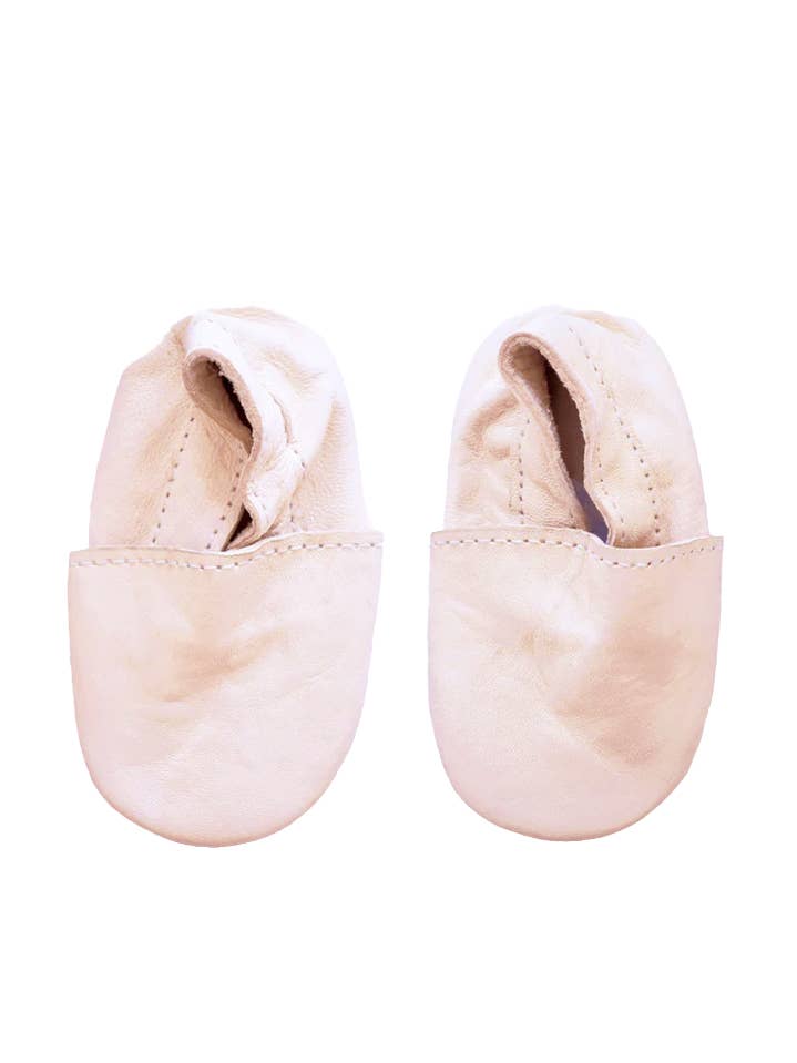 Baby Leather Slipper Shoes | Natural for wholesale by YONDER.