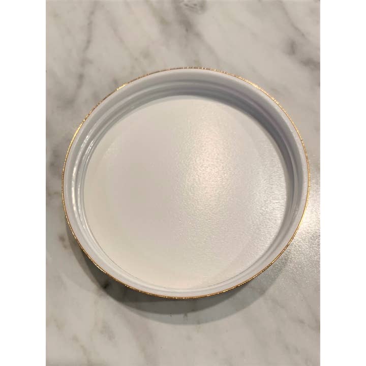 The Bottle Shoppe - Wholesale Jar - 4oz Brushed Gold Lid, Metal Shelled with liner (58-400)1