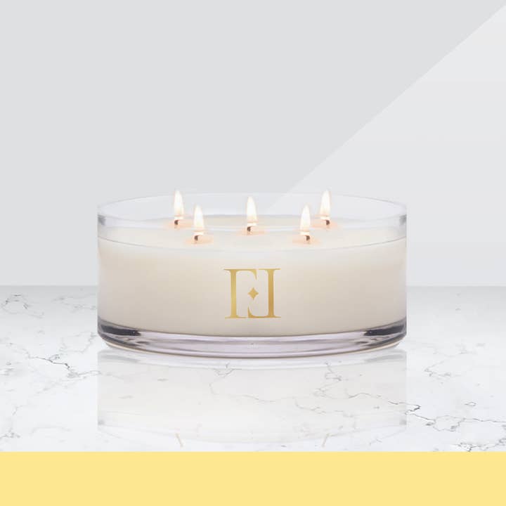First & Luxe – wholesale Jar/filled candle – Colossal 5-wick Candle