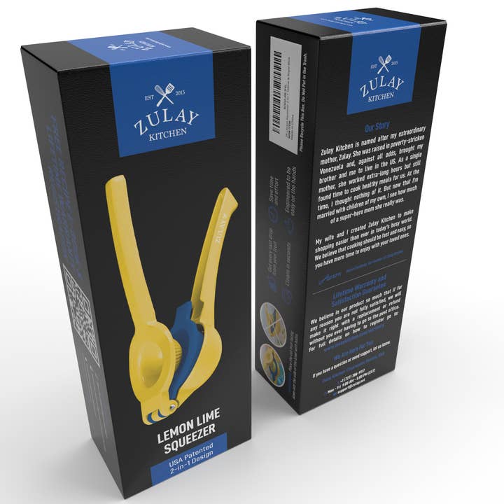 Zulay Kitchen - Wholesale Juicer - Metal 2-In-1 Lemon Lime Squeezer - Hand Juicer18