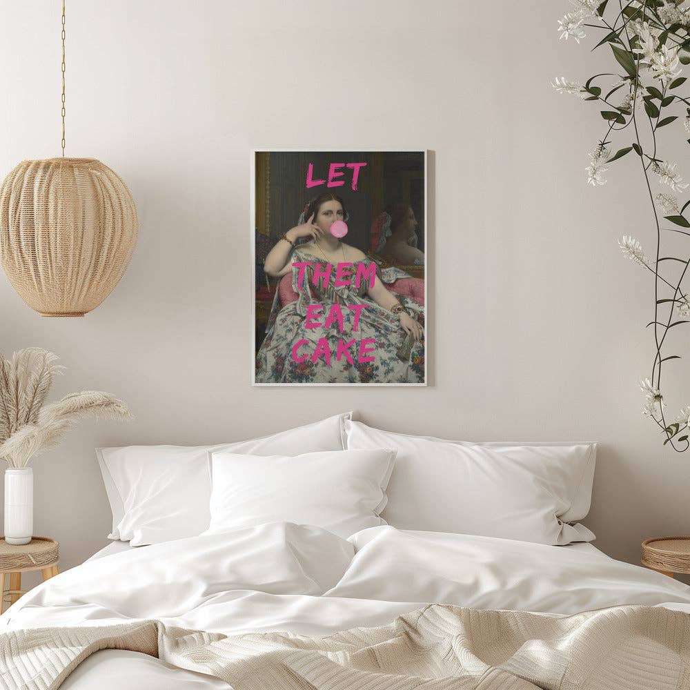 GTA ART - Wholesale Art Print - Wall art Let Them Eat Cake, Bubble Gum Vintage Portrait10
