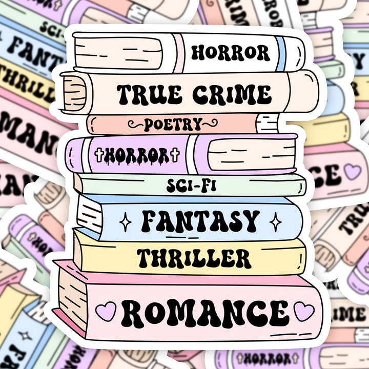 Bokstapelklistermärke för wholesale av MyHauntedSpace