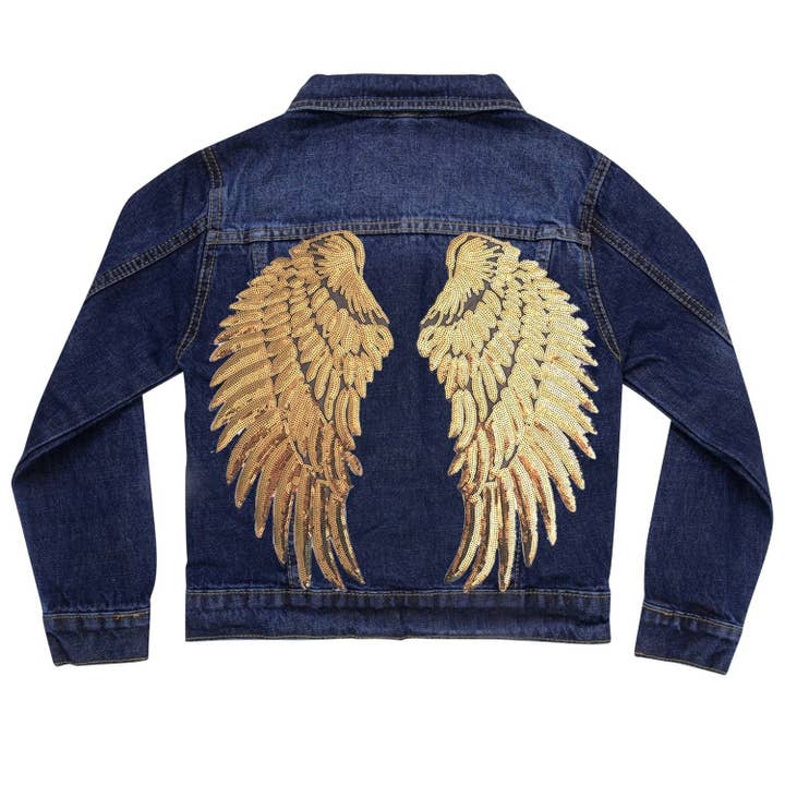 Guld Wings Denim Jacket for engroshandel hos Cat in the Hood