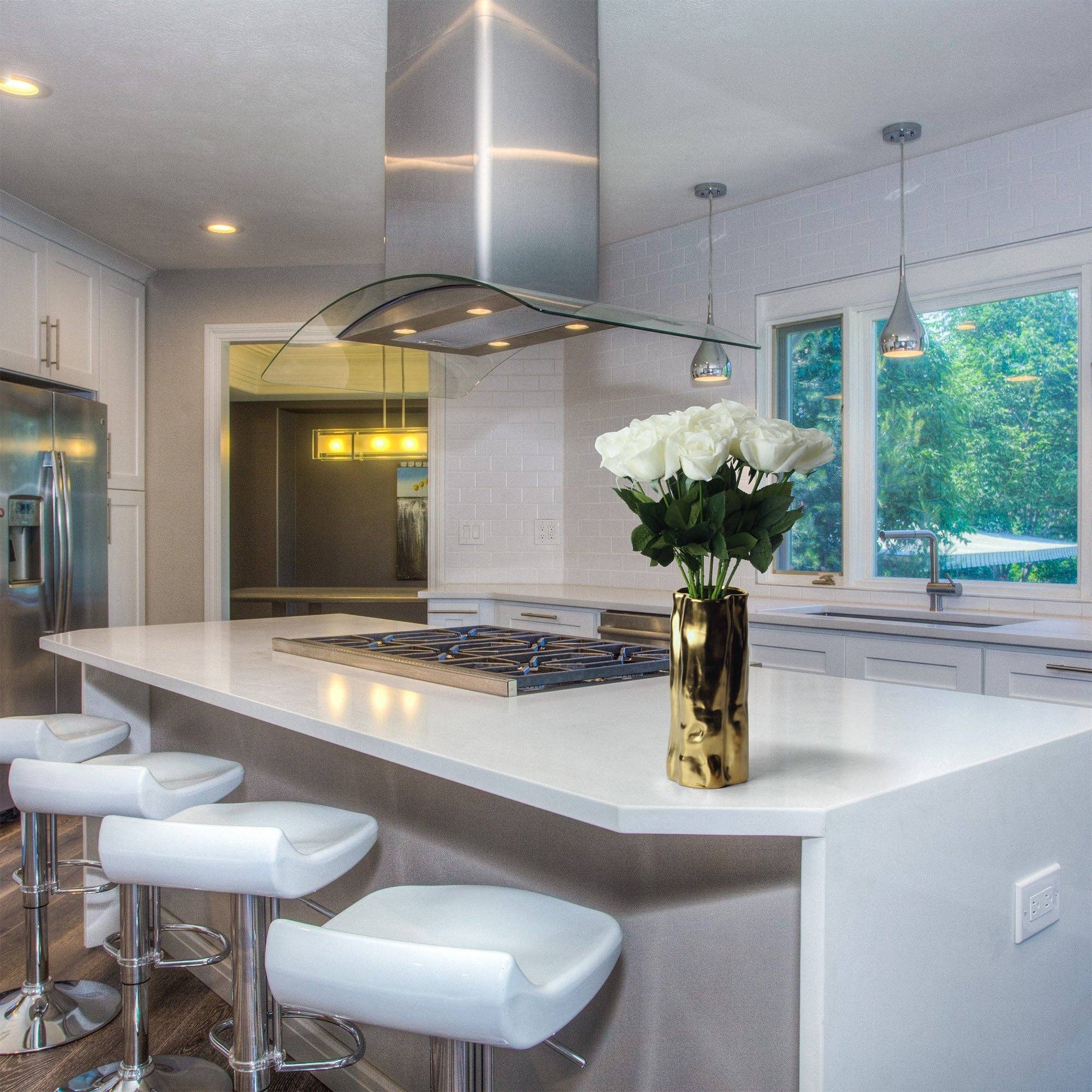 Grand Verde - Wholesale Artificial Flowers - Roses Real-Touch Artificial Flowers 22” Long Stems, 12pcs5