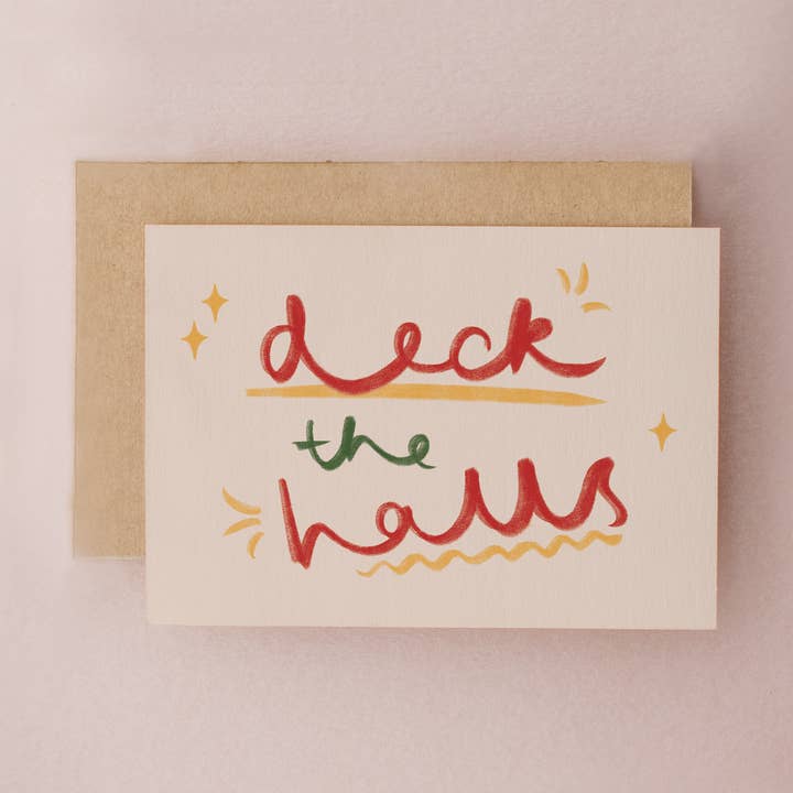 Deck The Halls for wholesale by Lib's Cards