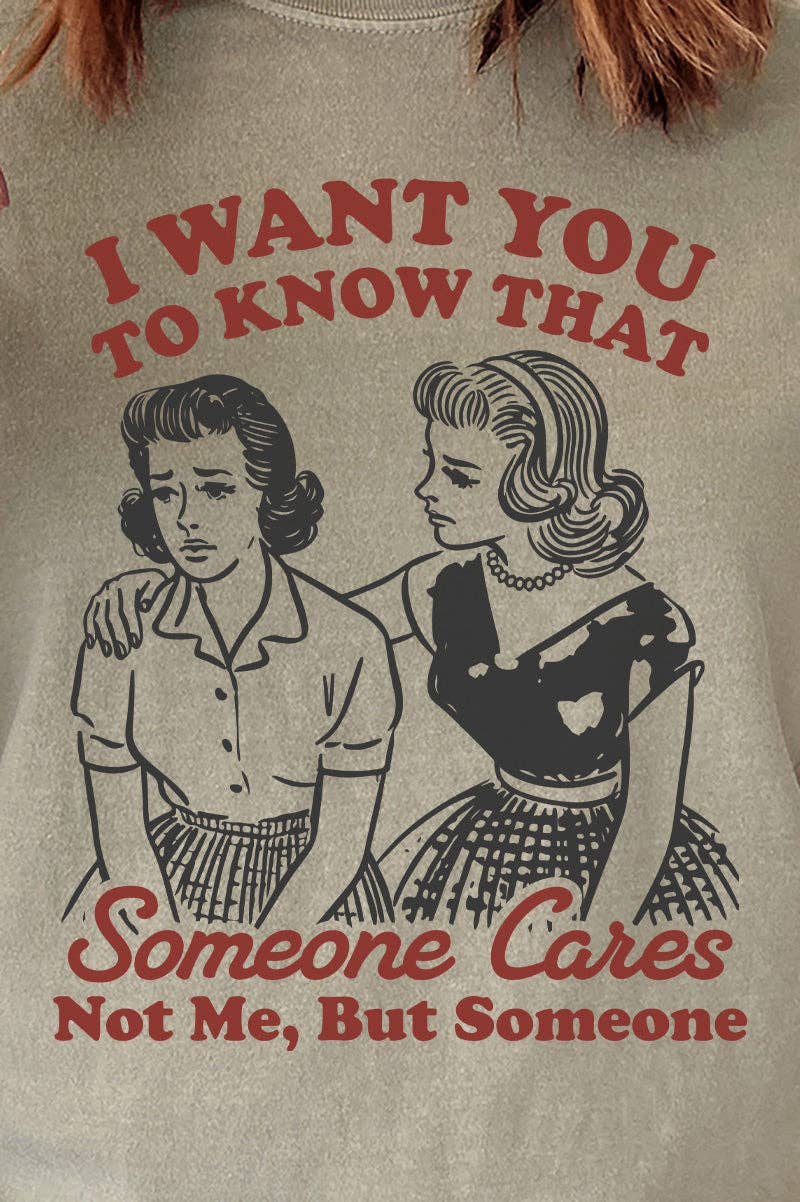 Wholesale Accessory Market - Wholesale Screen Printed T-Shirt - Women's - Someone Cares Not Me Comfort Colors Adult Ring-Spun Cotton Tee3