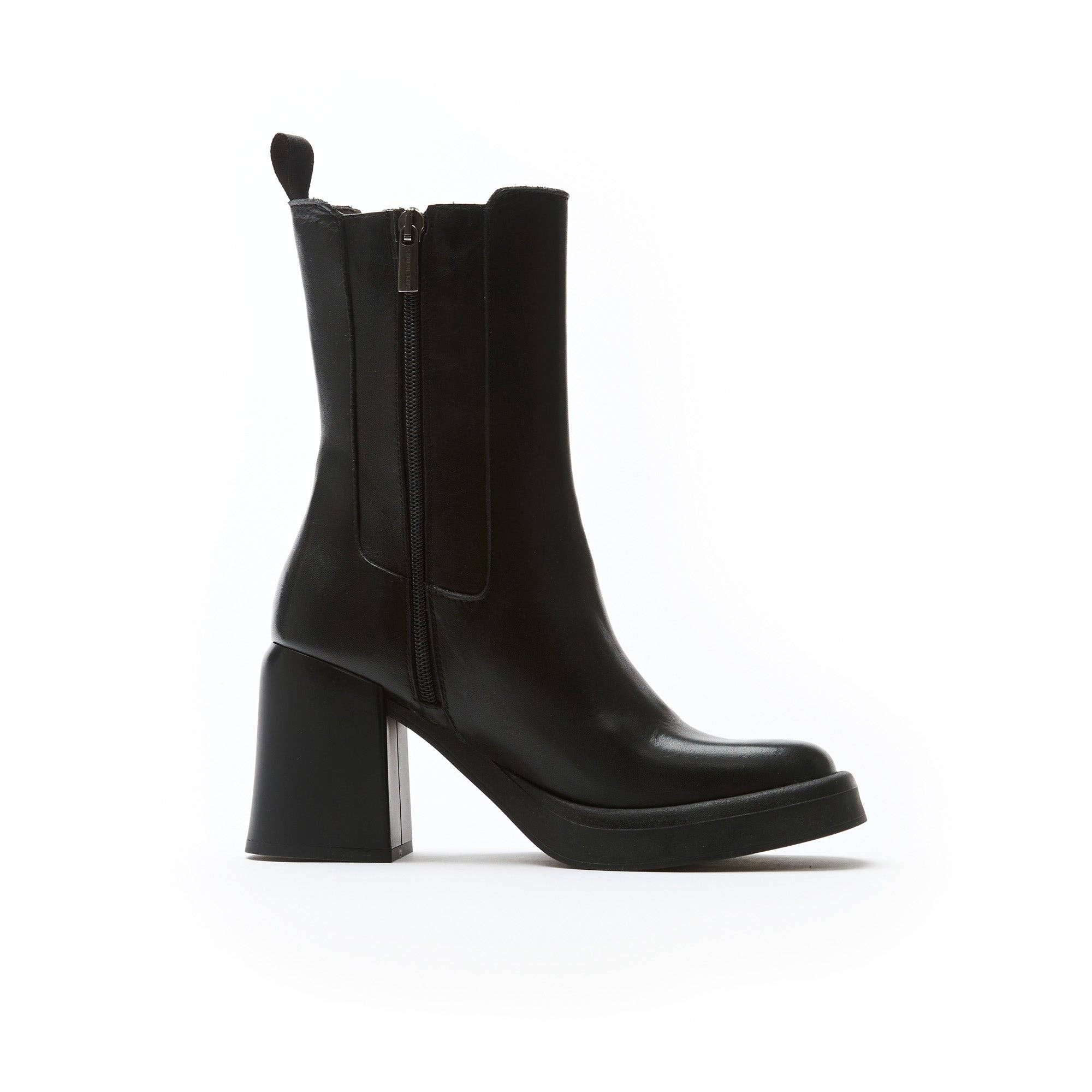 Frank Daniel – wholesale Chelsea boots – Women's – Women's black Chelsea boots. Made in Italy5