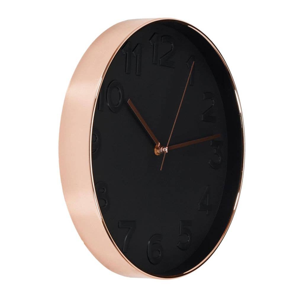Housse De Rêve - Wholesale Wall Clock - 30.5 cm Round Clock in Black Copper3