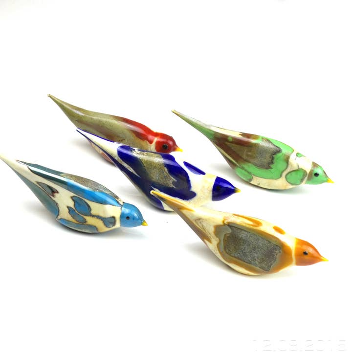 Murano Lucky Lido Bird Figurine for wholesale by Alice Sturzinger LLC