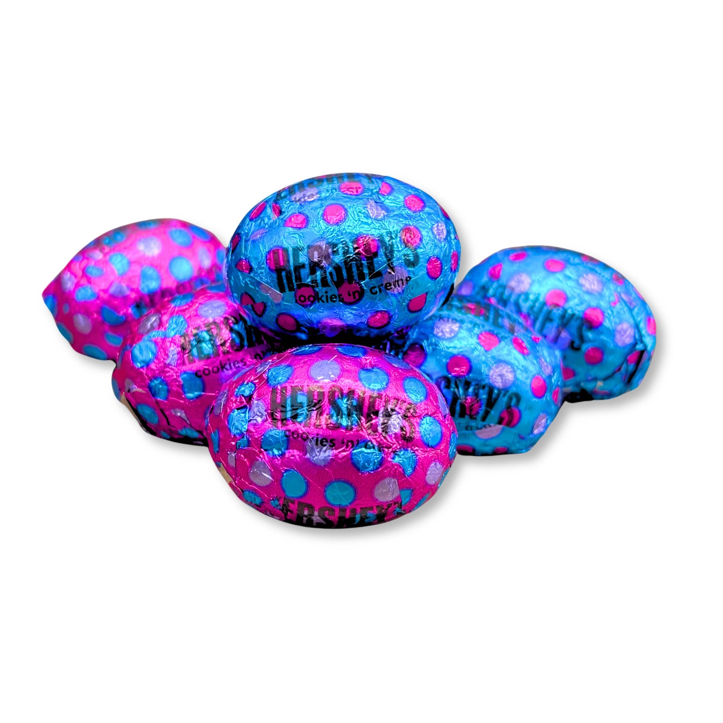 Candy In Bulk - Wholesale Chocolate Covered Sweets - Hershey's Cookies 'n' Creme Eggs – Polka Dot (Easter) – Bulk Value Pack0