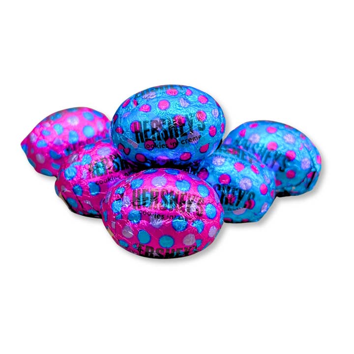 Candy In Bulk - Wholesale Chocolate Covered Sweets - Hershey's Cookies 'n' Creme Eggs – Polka Dot (Easter) – Bulk Value Pack
