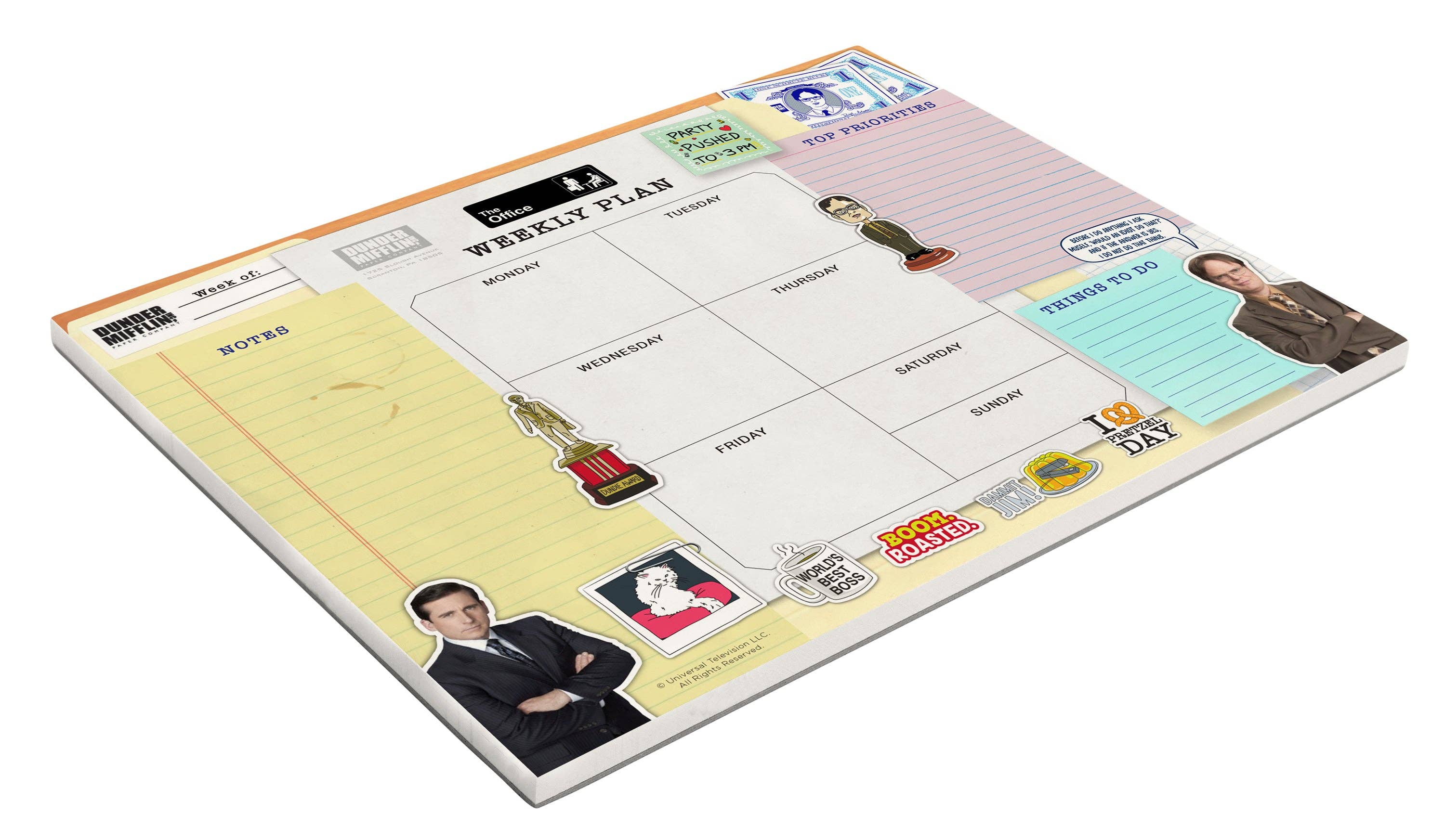 Insight Editions - #1 Pop Culture Publisher - Vente Agendas - The Office : bloc-notes hebdomadaire1