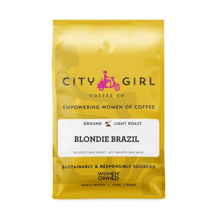 City Girl Blondie Brasilien Malet Kaffe for engroshandel hos City Girl Coffee
