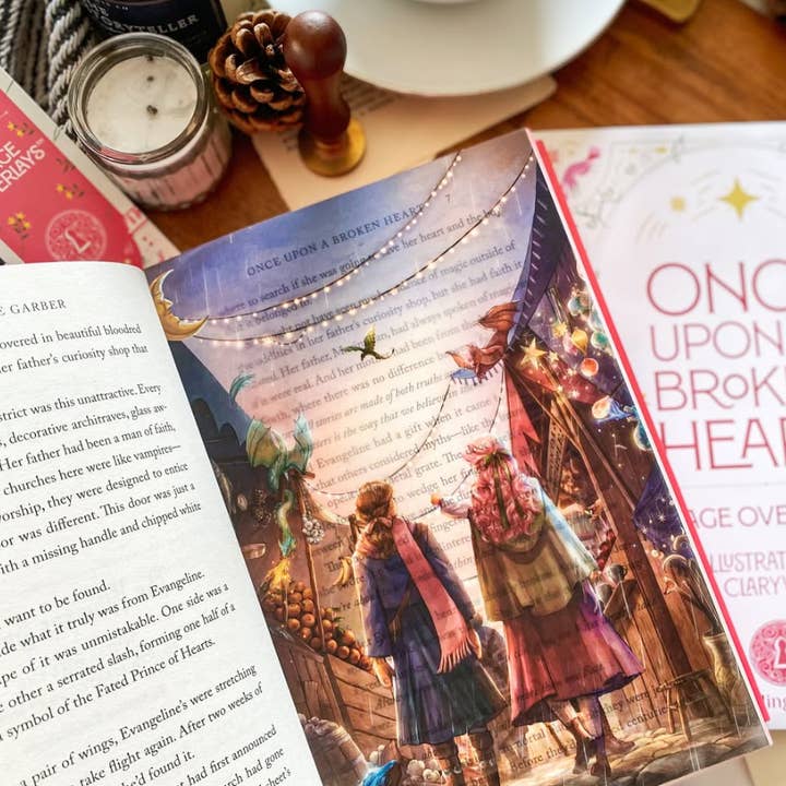 Reading Portal - Wholesale Art Print - Once Upon A Broken Heart Page Overlays™6