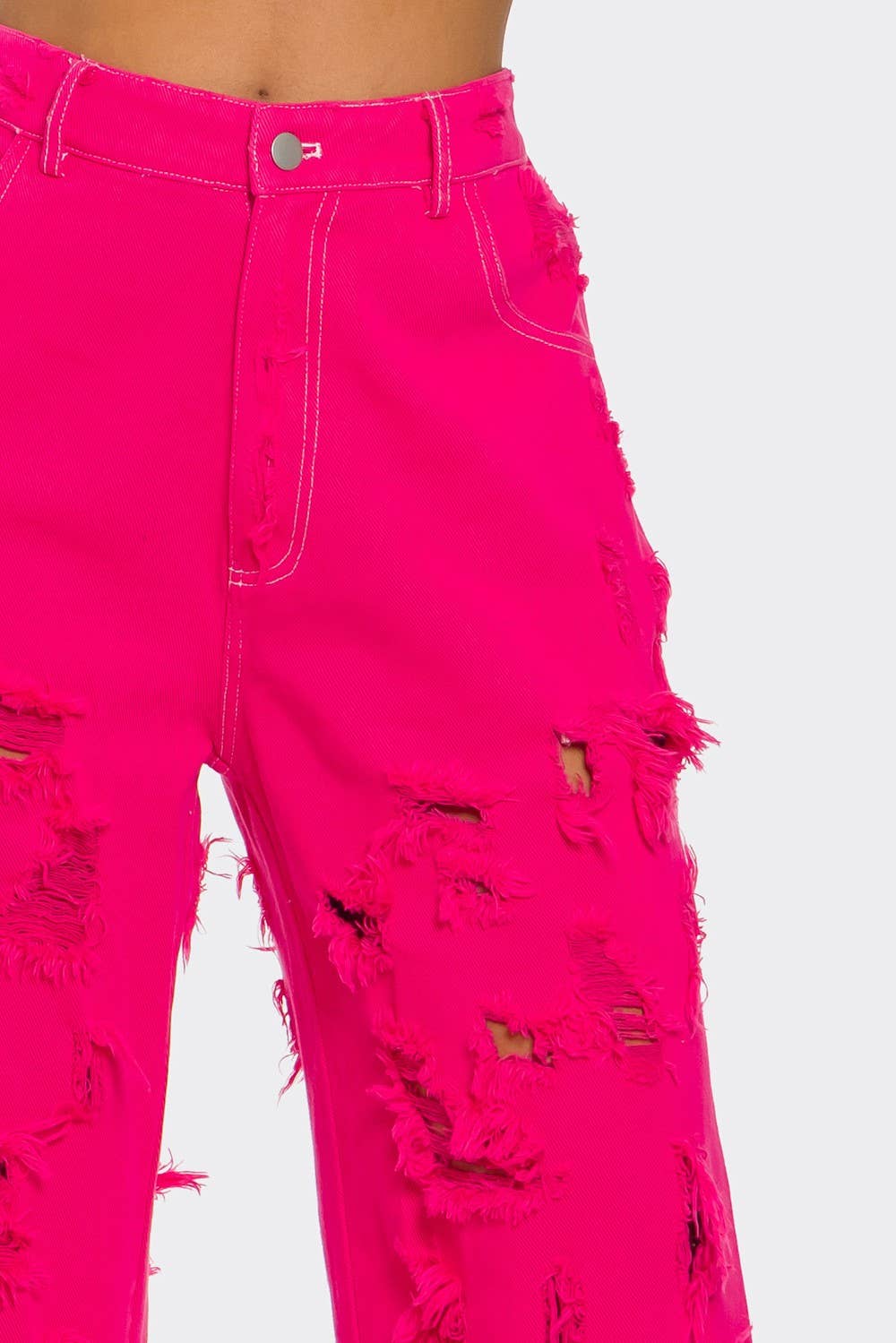 Athina Collection – wholesale Jeans - Dam – Fuchsia Frenzy Vida Jeans5