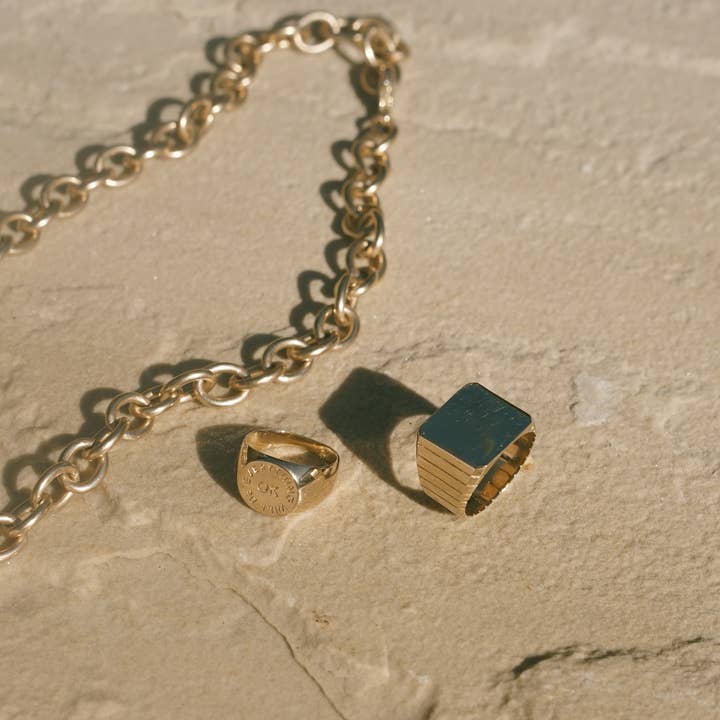 I Like It Here Club - Wholesale Signet ring - Everything Will Be OK Signet Ring3