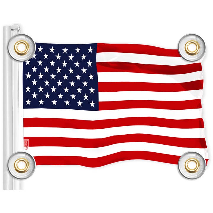 G128 American USA Flag | 3x5 Ft | LiteWeave Pro Series Printed 150D Polyester, 4 Corner Brass Grommets | Country Flag, Vibrant Colors, Perfect For Balcony, More Durable Than 100D 75D Polyester for wholesale by G128