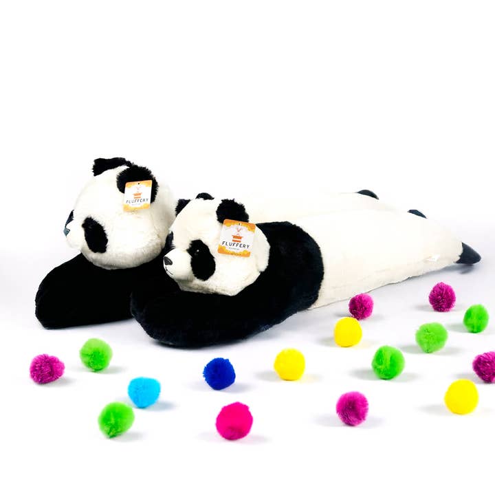 Panda Plush Sleeping Pillow (45" / 115 cm) Furry Gift for wholesale by FLUFFERY