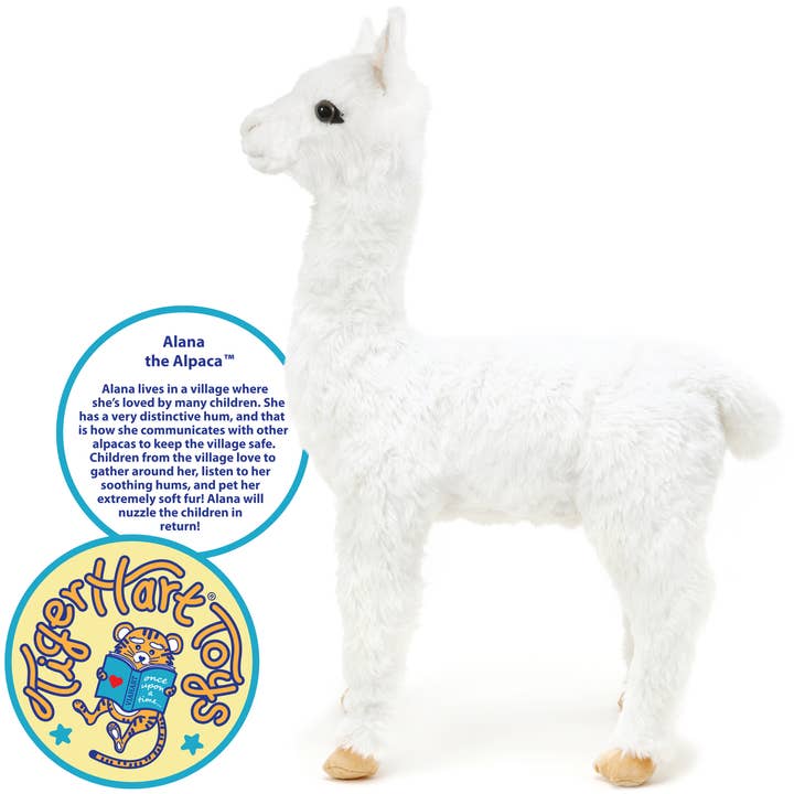 VIAHART Toy Co. - Wholesale Stuffed/Plush Toy - Kids & Baby - Alana The Alpaca | 30 Inch Stuffed Animal Plush