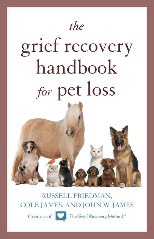 Simon & Schuster - Wholesale Pets - Grief Recovery Handbook for Pet Loss by Russell Friedman0