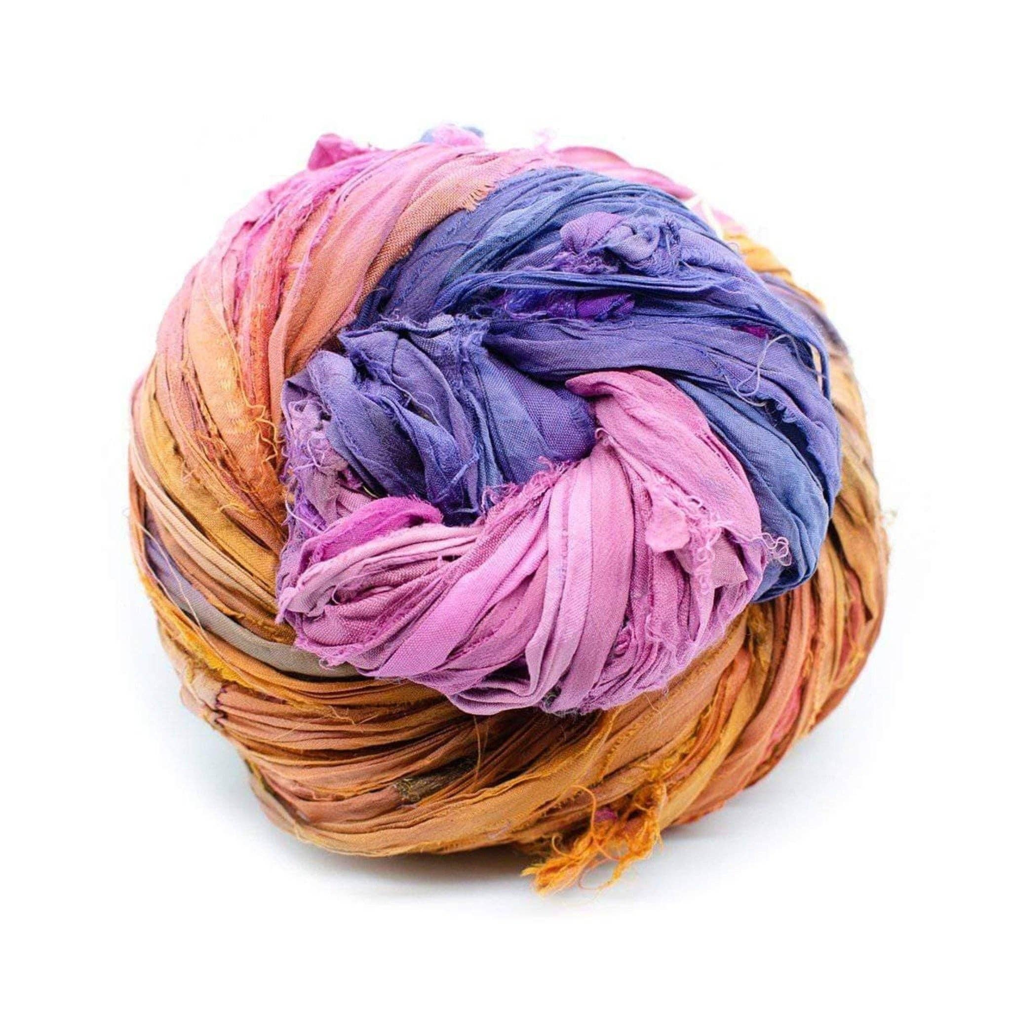Darn Good Yarn - Wholesale Yarn - Small Batch Sari Ribbon44
