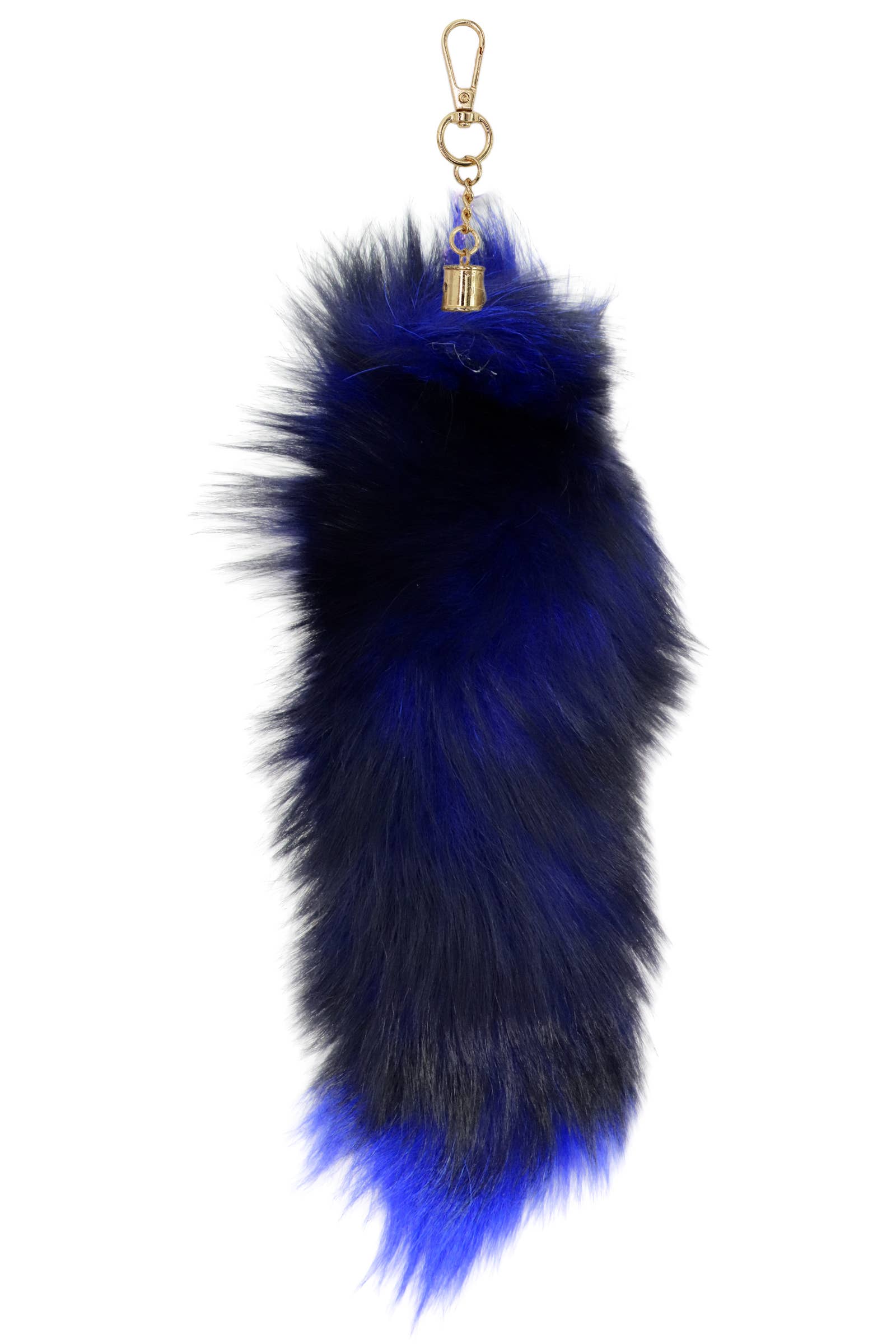 Cap Zone - Wholesale Keychain - Women's - Oversized Shaggy Fur Tail Key Ring - 18.5 Inch6