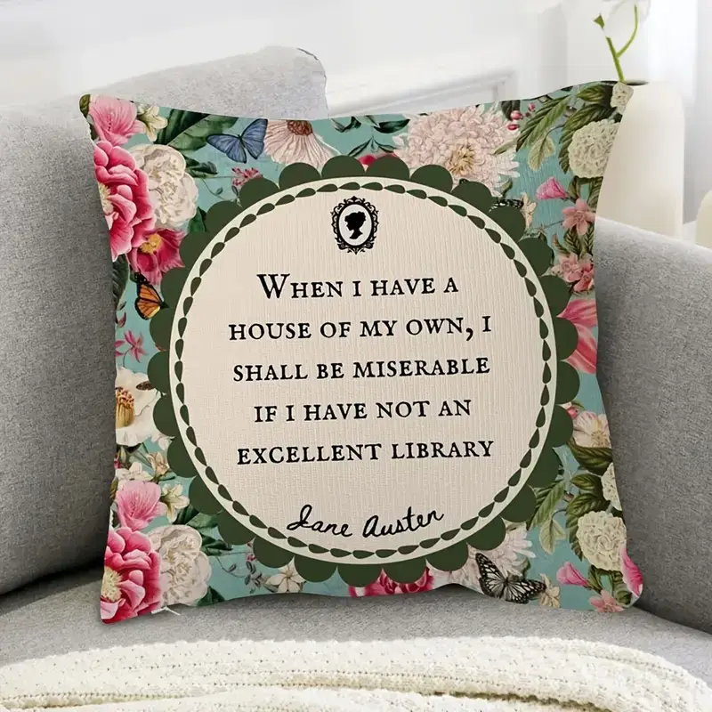 All Little Cute Things – wholesale Prydnadskuddfodral – Jane Austen Tehus Dekor Bokhandel Kuddfodral1