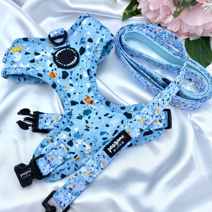 Pawsome Life - Wholesale Pet Harness - Dog - Dog Harness Terrazzo Adjustable Puppy Harness Small Dog No Pull7