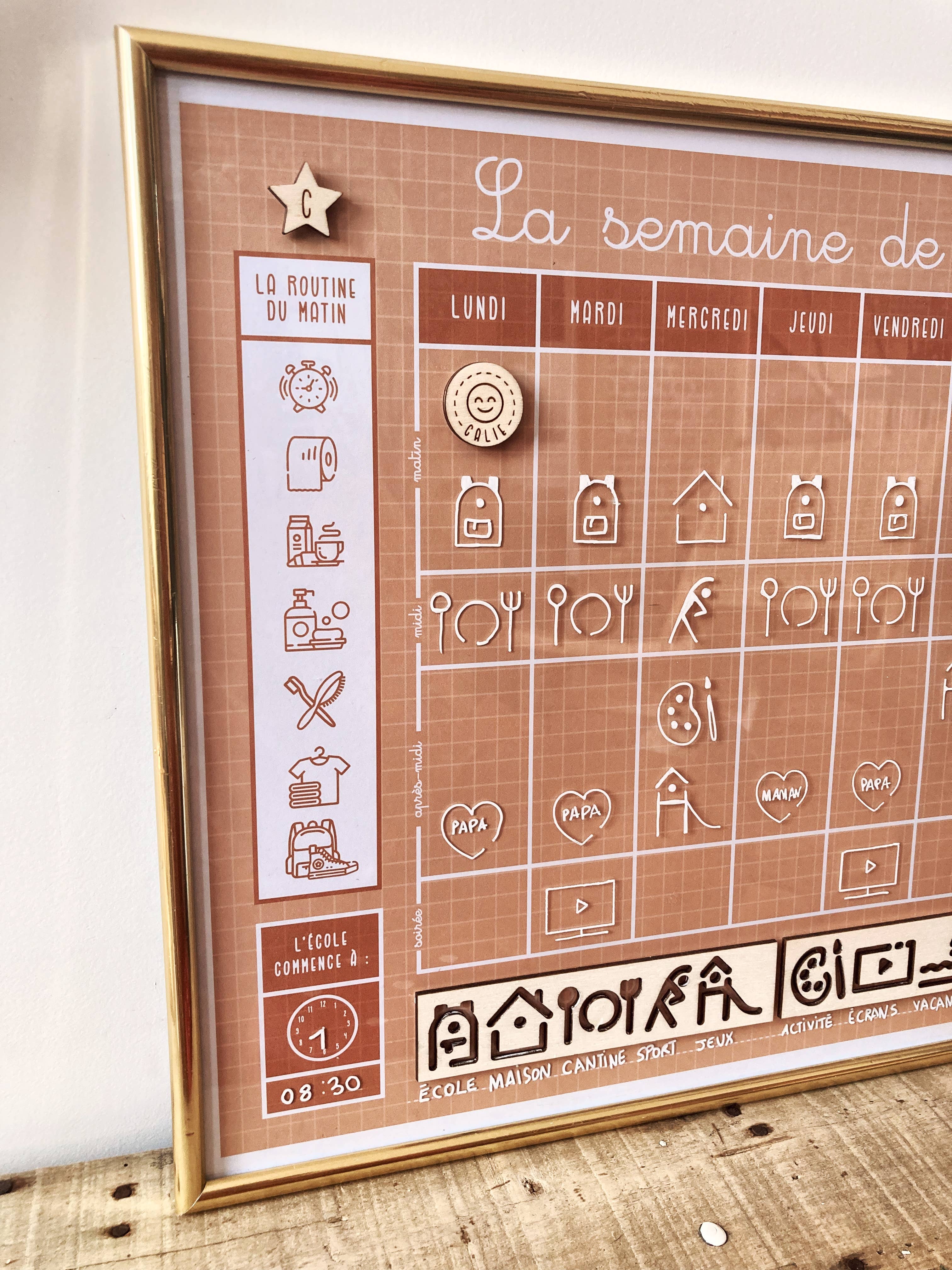 Treebu Family - Wholesale Kunstprint - Stageweek planning kit met papier en hout4