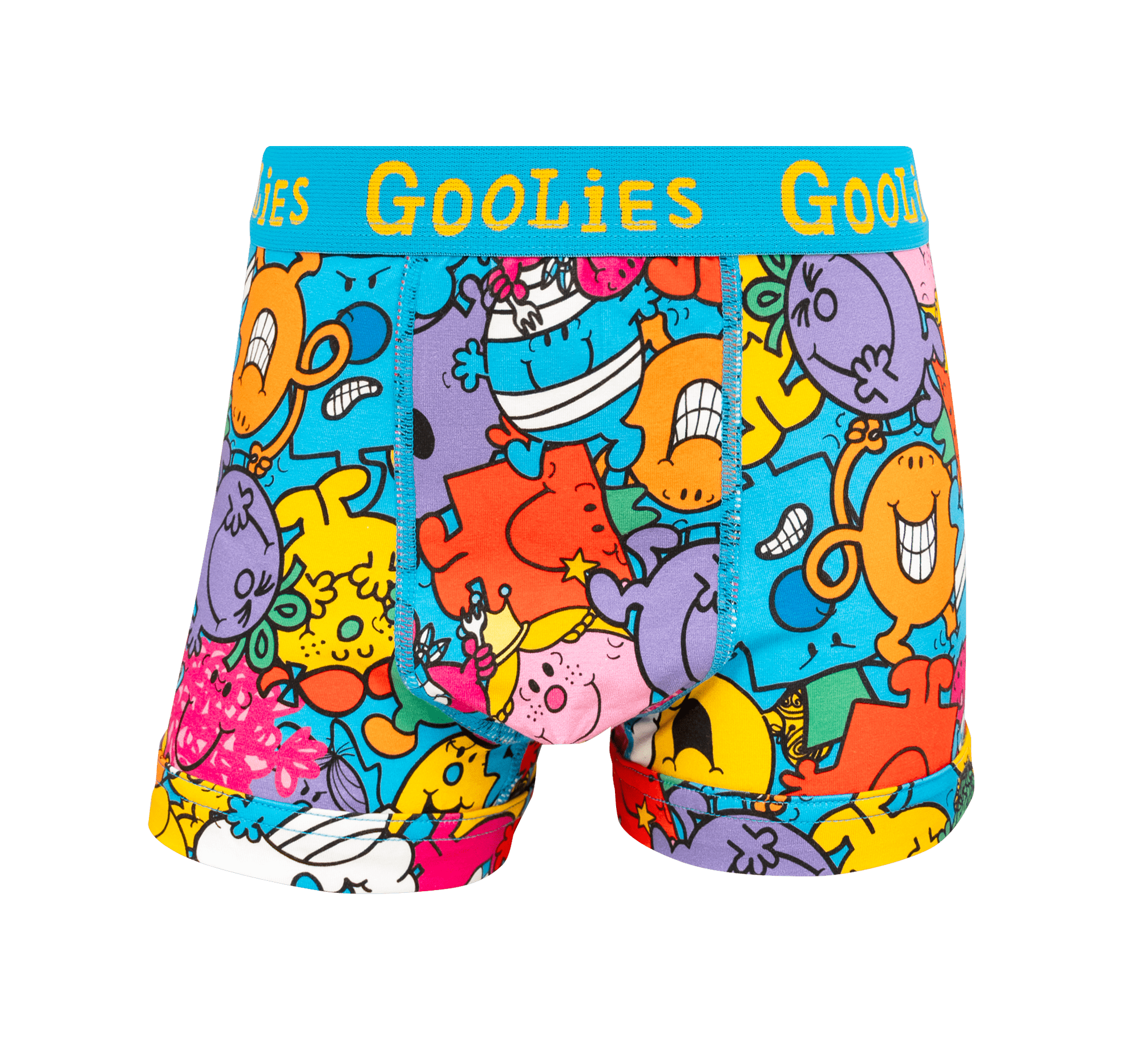 OddBalls – wholesale Underwear – Child – Mr Men Multi - Kids Boxer Shorts - Goolies1