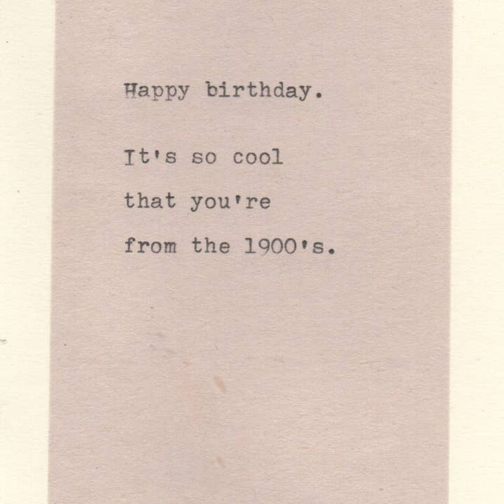 BlueSpecsStudio – postal de parabéns por atacado – Do Cartão de Aniversário dos Anos 1900 | Humor Engraçado sobre Envelhecimento
