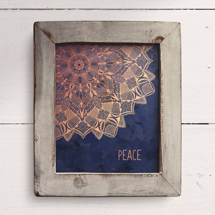 Peace Mandala Art Print for wholesale by B.Goods Designs