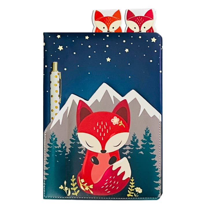 Diario de bolsillo Sweetie Fox con bolígrafo para venta al por mayor de Streamline