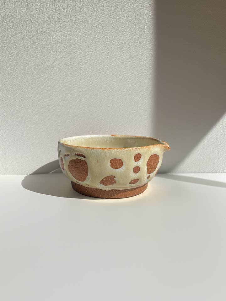 Dreamy Opal Matcha Bowl, Artisan Hand-Built Ceramic Gift for wholesale by Holydirtstudio.com